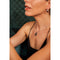 Laura Ferini Dames Ketting Faccina - Halsketting - 18K Wit Verguld - Zilver (1 stuk)