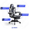 Stane ST-0029 - Ergonomische Gamestoel - Verstelbaar met Voetsteun - Zwart/Wit