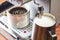 Swan Espressomachine Retro Grijs - Stoompijpje