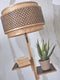 GOOD&MOJO Vloerlamp Bhutan - Zwart/Bamboe - Ø40x160cm - - Staande lampen voor Woonkamer - Slaapkamer