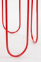 Mica Decorations Dione - Bijzettafel - Set van 2 - Metaal - Oranje (2 stuks)