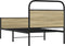 vidaXL - Bedframe - zonder - matras - bewerkt - hout - sonoma - eikenkleur - 80x200 - cm