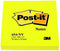 Memoblok post-it 654 76x76mm neon geel | 6 stuks