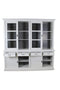 HSM Collection Buffetkast Provence - 220 cm - wit/donkergrijs