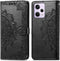 iMoshion Hoesje Geschikt voor Xiaomi Redmi Note 12 Pro Hoesje Met Pasjeshouder - iMoshion Mandala Bookcase - Zwart