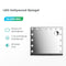 Mirlux Hollywood Spiegel 58x48CM - Make Up Spiegel - 10x Zoom - 3 Dimbare Lichtstanden - Zwart