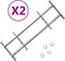 vidaXL - Raambeveiligingen - verstelbaar - 2 - st - 1000-1500 - mm