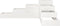 vidaXL - Plantenbak - 4-laags - 106x104,5x36 - cm - massief - grenenhout - wit