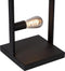 Atmooz - Vloerlamp Riley - Staande Lamp - Stalamp - Woonkamer - Zwart - Hoogte 150cm - Metaal