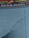 JACK&JONES JACMOUNTAIN - 3-pack boxershorts - Biologisch katoen - Gemeleerd blauw oranje zwart (3 stuks)