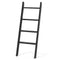Coast Handdoekladder 4-laags - Massief grenenhout - Zwart - 50 x 7,5 x 137 cm