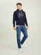 JACK & JONES JORJERRYS SWEAT HOOD FST - Heren Trui - Maat L - (2022)