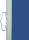 vidaXL - Tuinscherm - uittrekbaar - 120x500 - cm - blauw