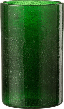 J-Line glas Lisboa - glas - groen - 6 stuks