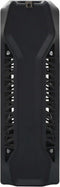 vidaXL - Vliegendoder - 12 - W - aluminium - ABS - zwart