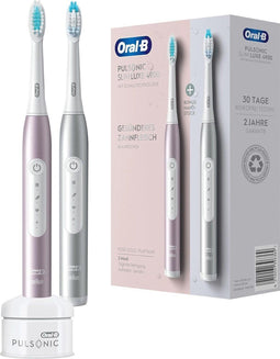 Oral-B Pulsonic Slim Luxe 4900- Platinum/Rosegold-Duopack