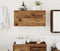 vidaXL - Badkamerwandkast - 80x25x40 - cm - bewerkt - hout - oud - houtkleurig