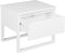 Beliani GIULIA - Bijzettafel - Wit - Dennenhout