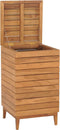 vidaXL - Wasmand - 30x30x45 - cm - massief - teakhout