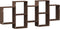 vidaXL - Wandschap - 159x18x65 - cm - bewerkt - hout - bruin - eikenkleurig