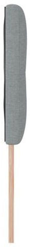 vidaXL - Hoofdbord - Met - Knopen - Lichtgrijs - 140 - cm - Stof
