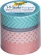 Washi tape folia geometric - 4 stuks