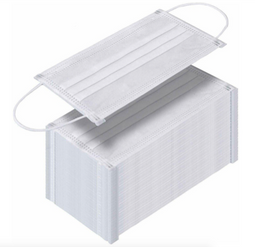 Mondkapjes - Wegwerp 3 laags - Comfortabel Hypoallergeen - Wit (25 stuks)