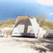 vidaXL - Strandtent - 2-persoons - waterdicht - snelontgrendeling - grijs