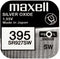 Maxell 18289900 - Horlogebatterij - 395 SR 927 SW Silver Oxide 1.55V - Zilver