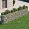vidaXL - Gabion - plantenbak - verhoogd - 470x50x100 - cm - gegalvaniseerd - ijzer