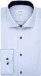 Seidensticker Slim Fit Langarm Poplin Herenoverhemd – Maat 38 – Blauw