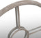 vidaXL - Tuinspiegel - rond - 40x4 - cm - ijzer - zandkleurig