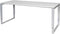 Verstelbaar Bureau - Domino Plus 180x80 grijs - alu frame