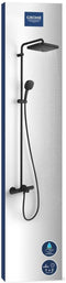 GROHE Comfort 250 - Douchesysteem - Waterbesparend - Matte Black