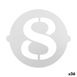 Taartsjabloon Algon 25 cm Cijfer 8 (36 Stuks)