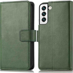 iMoshion Hoesje Geschikt voor Samsung Galaxy S22 Hoesje Met Pasjeshouder - iMoshion Luxe Bookcase - Groen