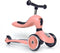 Scoot and Ride Highwaykick 1 - Loopfiets en step - Kantelbeveiliging - Peach