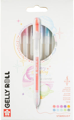Sakura Gelly Roll - Gelpen met klikfunctie - Set van 10 assorti kleuren (10 stuks)