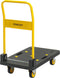 Stanley Opvouwbare Platformwagen PC508 - Max. 150KG - Aluminium - 74 x 47 CM - Voor Klussen, Reizen en Verhuizen - Geel/Zwart