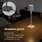 BREND BR-2228 - Draadloze Tafellamp - Dimbaar met 3 Lichtstanden - Wit