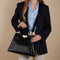 Valentino Bags Anastasia - Handtas - Croco-materiaal met gouden sluiting - Zwart