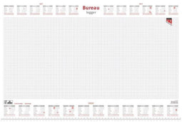 Bureau-onderlegblok 2025 quantore 60x40cm - 10 stuks - 10 stuks