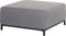 ROVIGO - Ottomaan - Grijs - Polyester