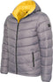 Cappuccino Italia Hooded Winter Jacket - Heren Jas - Polyester - Antraciet - M