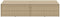 vidaXL - Tuinbox - 220x50x58 - cm - poly - rattan - beige