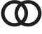 Mobilize - MagSafe Compatible Magnet Ring - Universele compatibiliteit - Zwart (2 stuks)