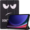 imoshion Tablet Hoes - Geschikt voor Samsung Galaxy Tab S9 11.0 inch - Design Trifold Bookcase - Don't touch