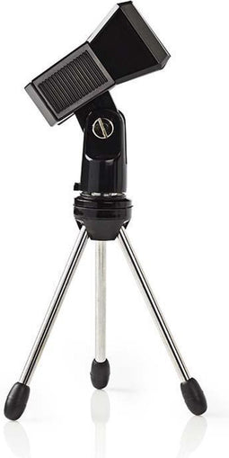 Microfoonstandaard - V-vorm - ABS / Aluminium - Zwart