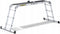 Drabest PRO - Multifunctionele ladder - 4x3 treden met werkplatform - Professionele kwaliteit