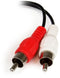 Startech.com 0.152m - 3.5mm - 2xRCA m/f - Zwart